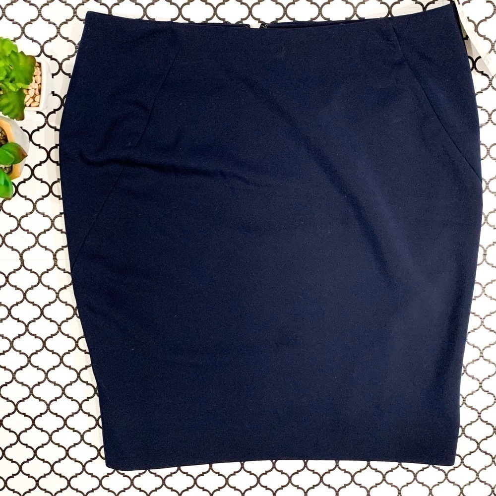 Navy pencil Skirt